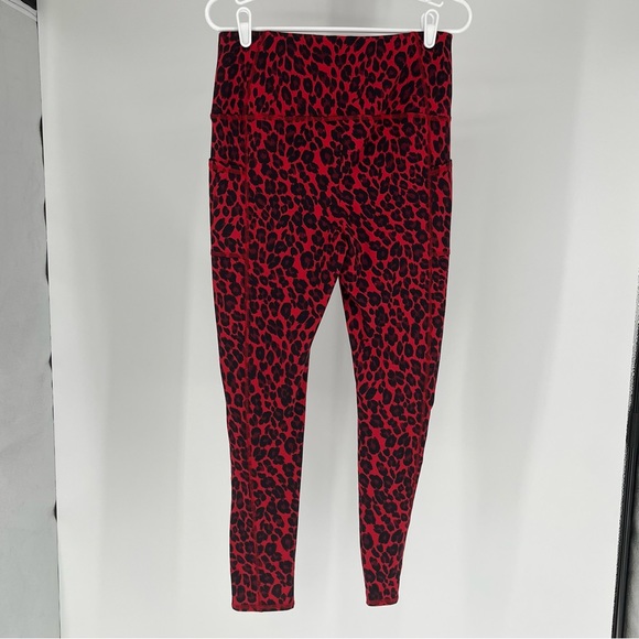 CHICO’S NWT ZENERGY SO SLIMMING PIMA COTTON ANIMAL PRINT WILD POPPY RED ANIMAL - Picture 4 of 13